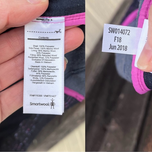 Smartwool Wm’s Smartloft 60 Merino Lined Hoodie Vest Sz XS - Picture 5 of 16